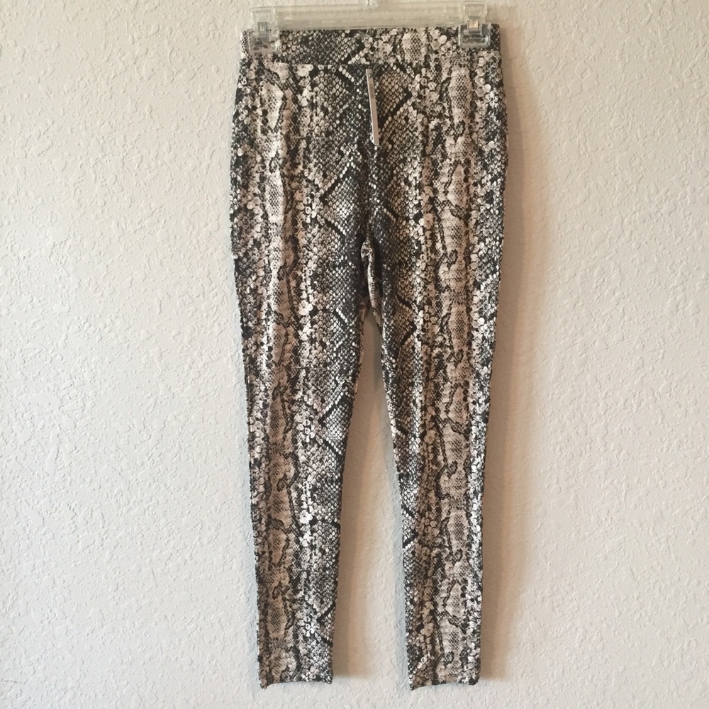 NWT ASOS Snakeskin Leggings